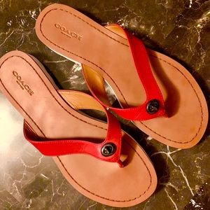 Coach flip flop sandal